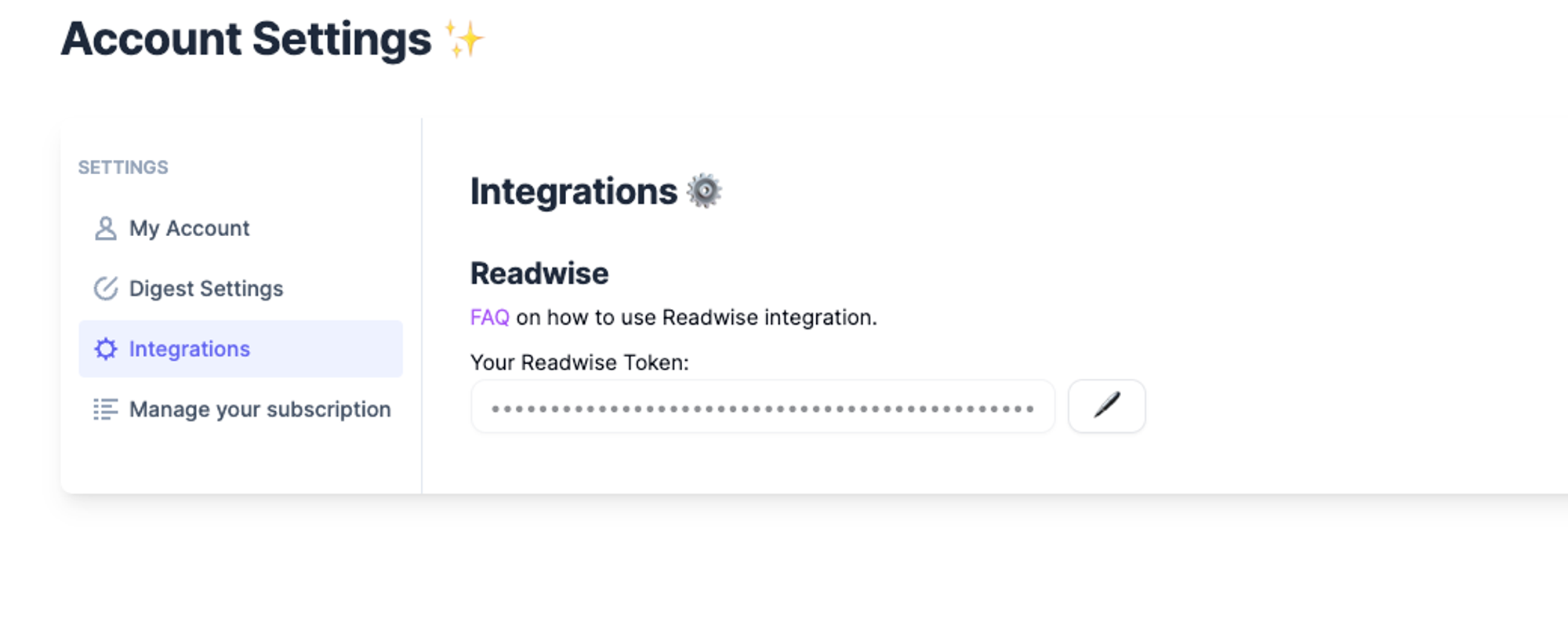 Readwise Integration